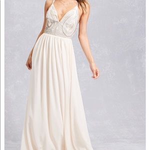 Off White maxi dress